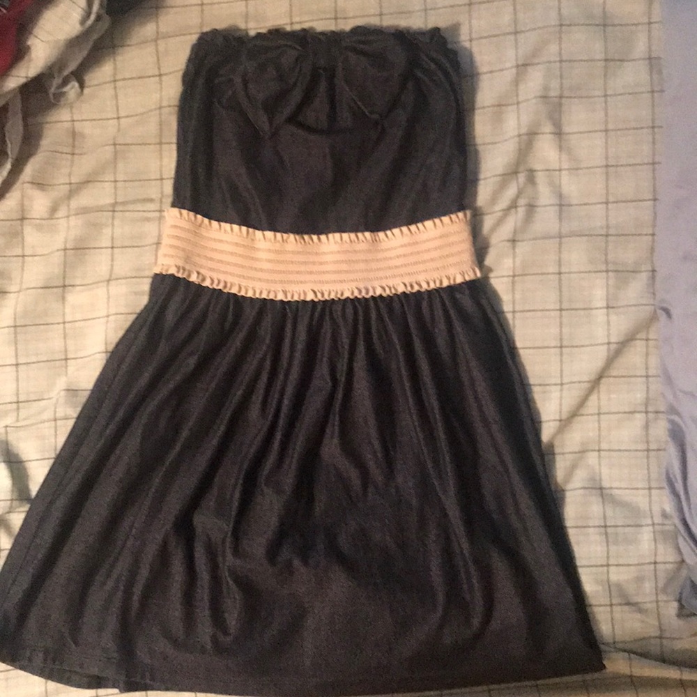 Dark denim dress